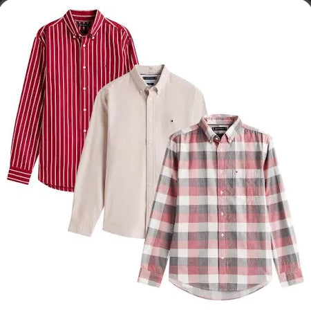 5 PC TOMMY HILFIGER SHIRT BUNDLE