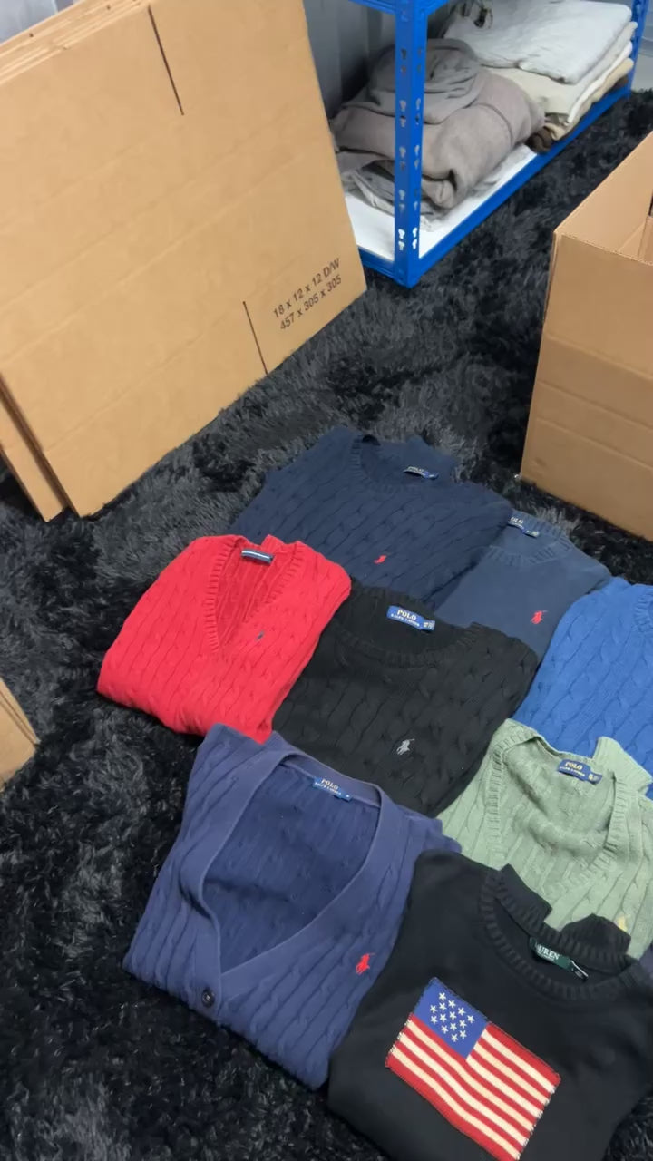 10x RALPH LAUREN KNITWEAR BUNDLE
