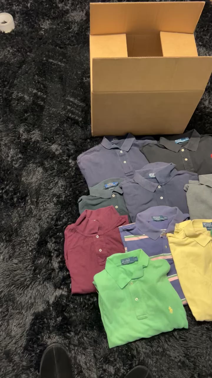 10x RALPH LAUREN POLO SHIRT BUNDLE